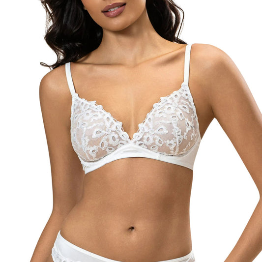 White Net Bra & Panty